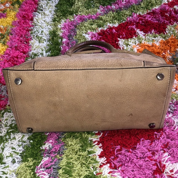 Rebecca Minkoff Regan Satchel purse, taupe - Picture 9 of 16